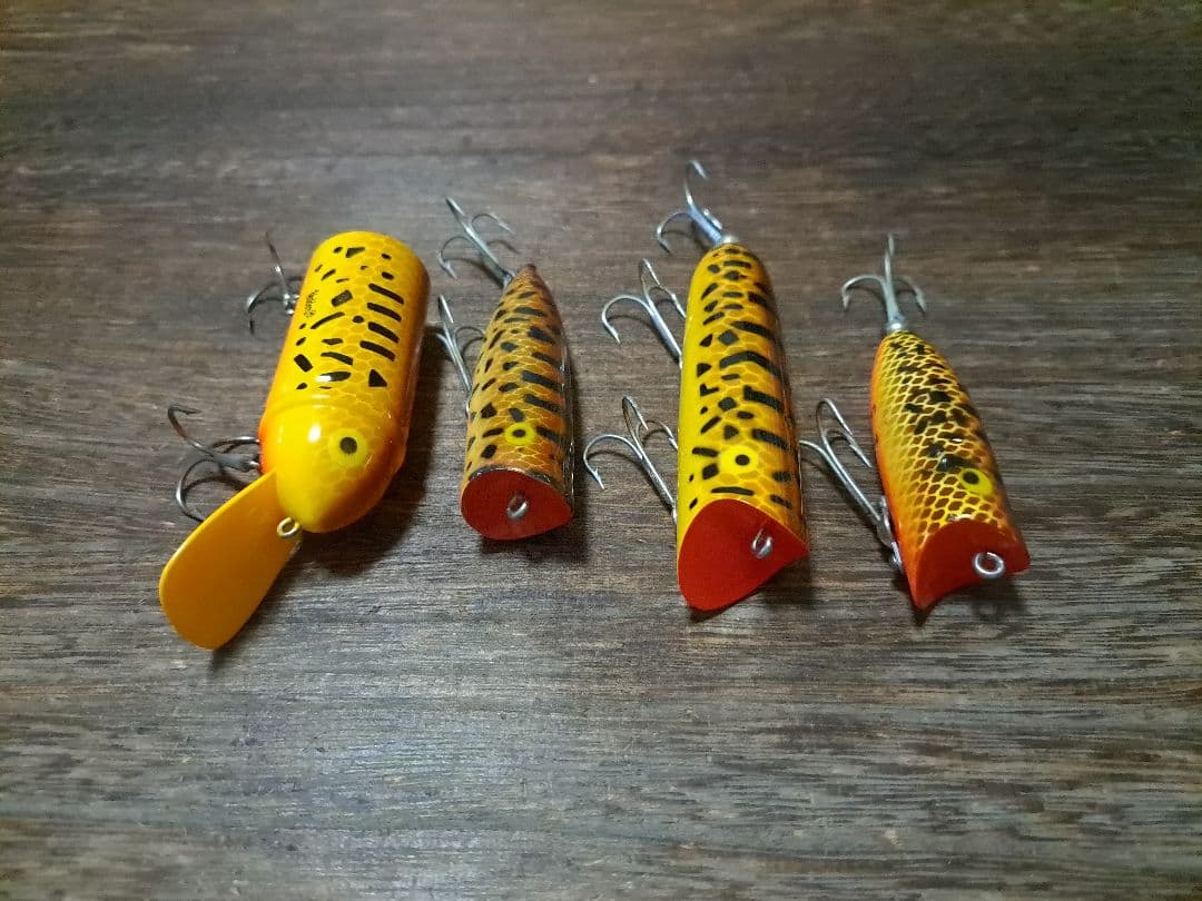 ヘドン　BRS　茶スイカ　ラッキー　チャガー　バド　4個セット