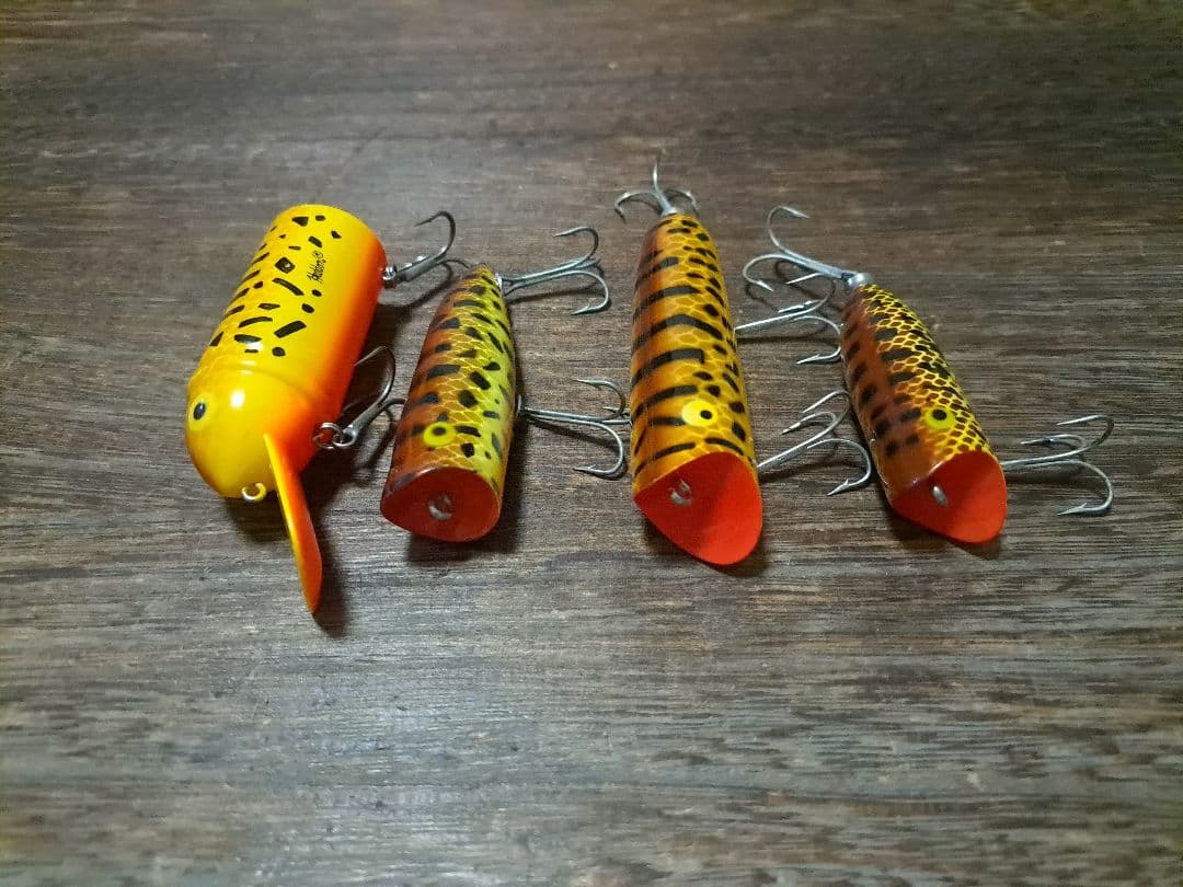 ヘドン　BRS　茶スイカ　ラッキー　チャガー　バド　4個セット