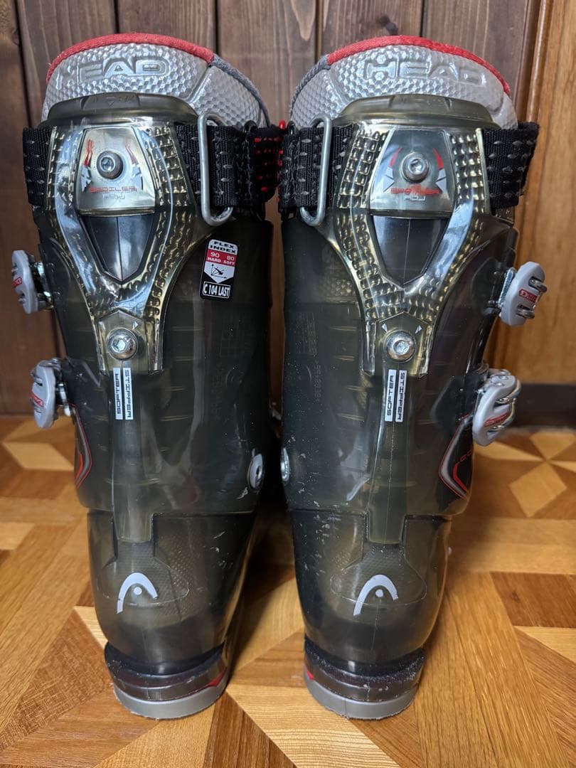 HEAD スキー ブーツ グレー/レッド 27〜27.5