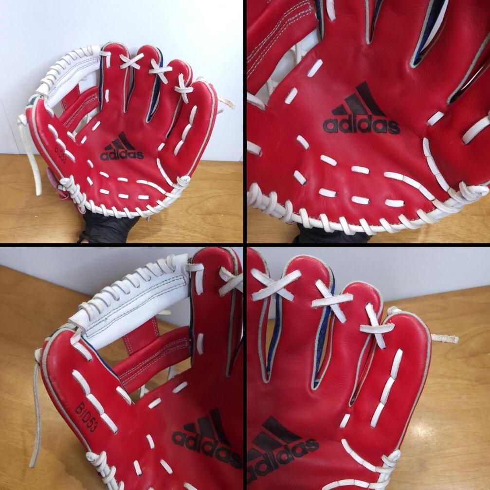 アディダス ADIDAS グラフィックレザー 限定モデル 内野用 軟式グローブ