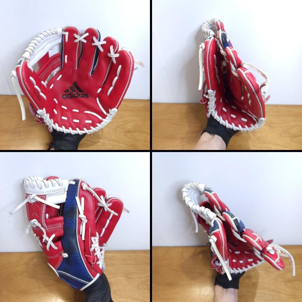 アディダス ADIDAS グラフィックレザー 限定モデル 内野用 軟式グローブ