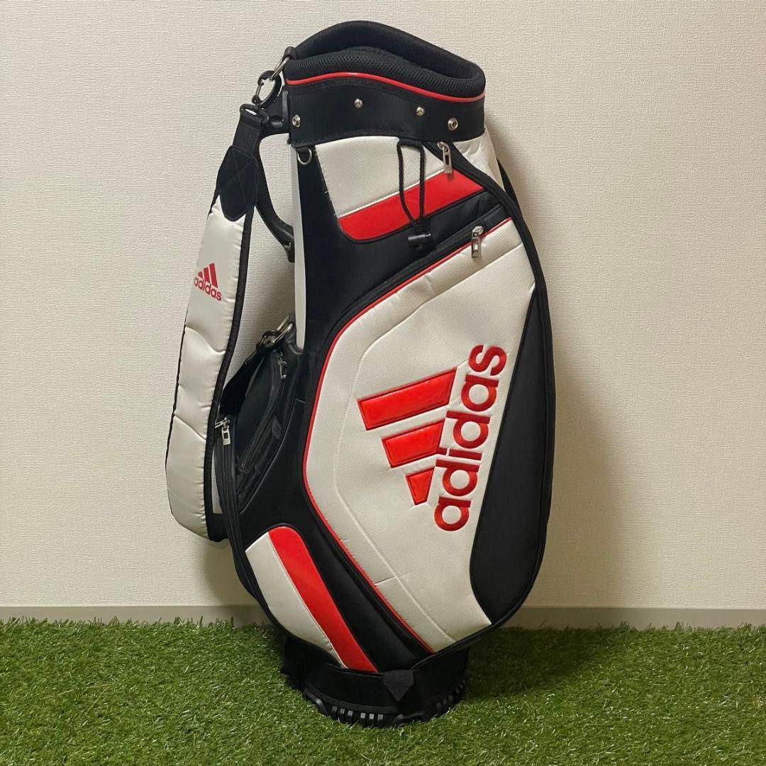 adidas アディダス キャディバッグ ゴルフバッグ ナイロン 軽量