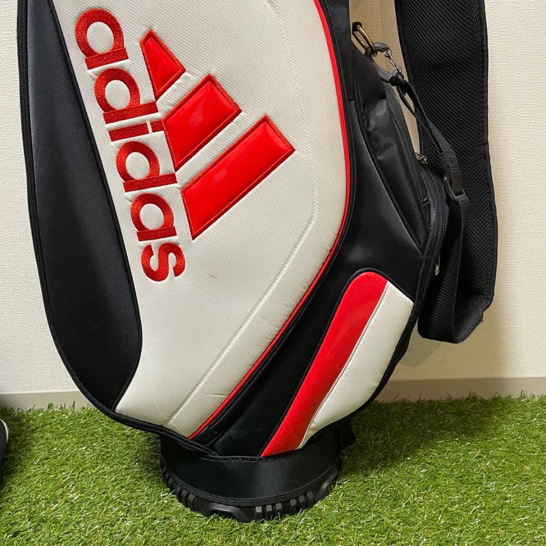 adidas アディダス キャディバッグ ゴルフバッグ ナイロン 軽量