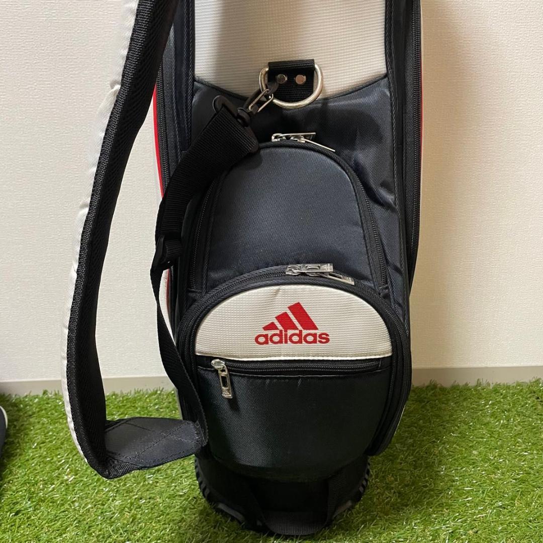adidas アディダス キャディバッグ ゴルフバッグ ナイロン 軽量