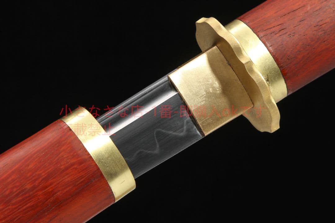 赤木唐横刀合金T 10焼刃  古兵器 武具 刀装具 日本刀 模造刀 居合刀