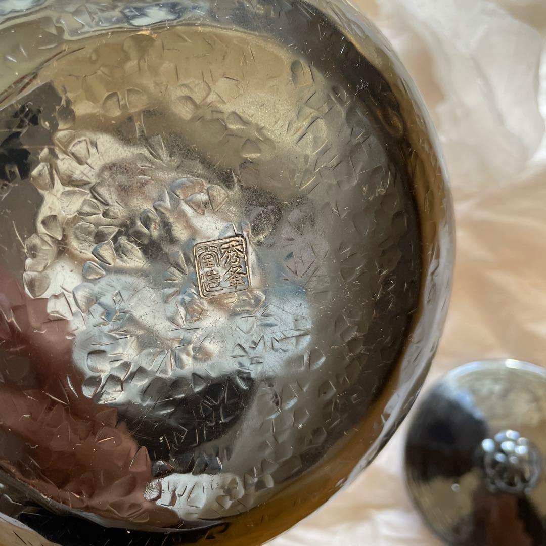 【新品未使用】茶道具　銀瓶 元箱付き