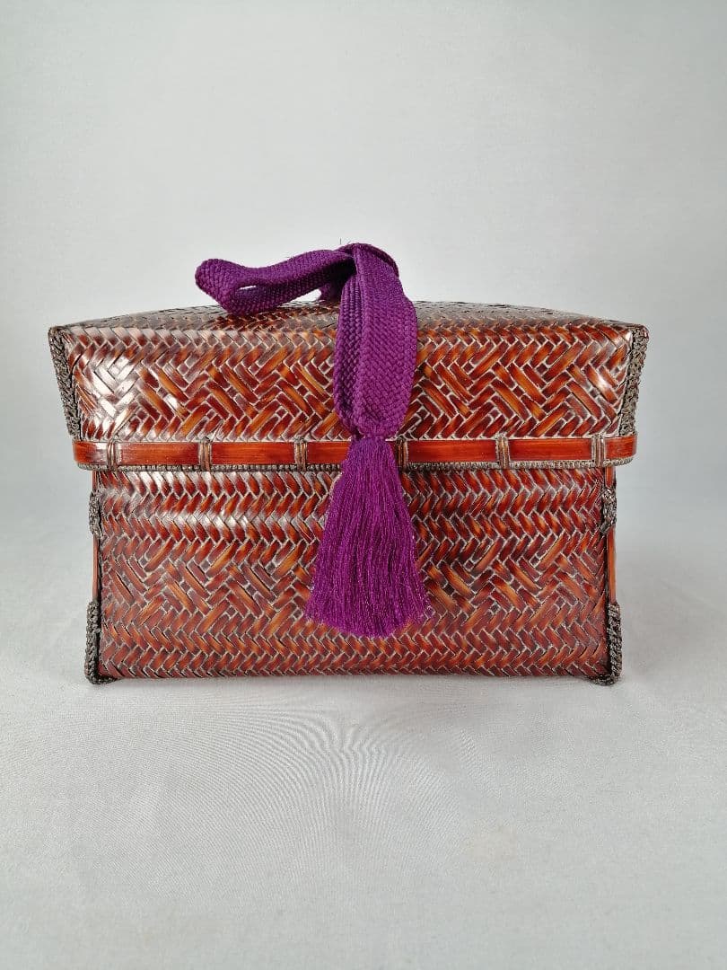 【茶道具】御所籠　茶箱 茶道具セット付属　　　 　茶箱157