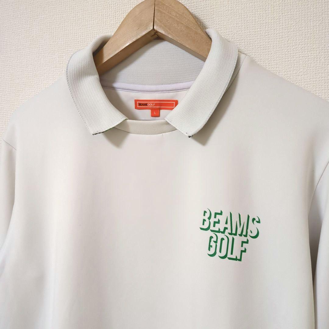 ★美品★BEAMS　GOLF　衿裏ロゴ　ダンボール　プルオーバー　サイズ　L