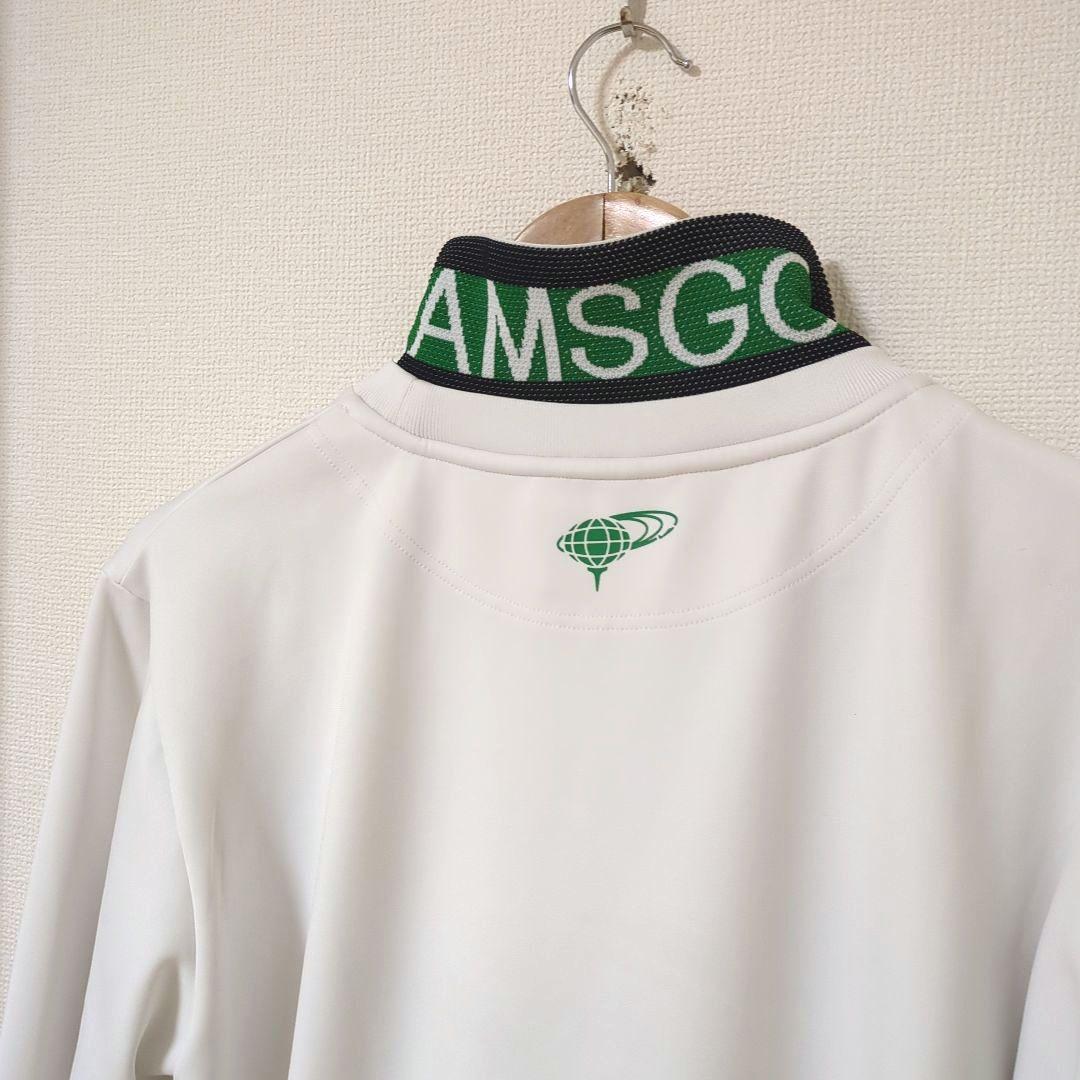 ★美品★BEAMS　GOLF　衿裏ロゴ　ダンボール　プルオーバー　サイズ　L