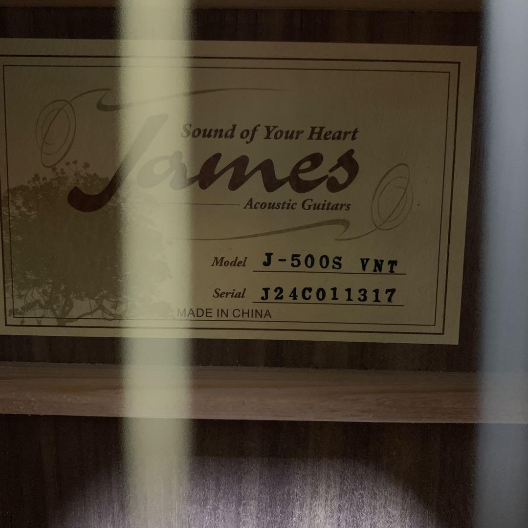 James J-500s VNT アコースティックギター