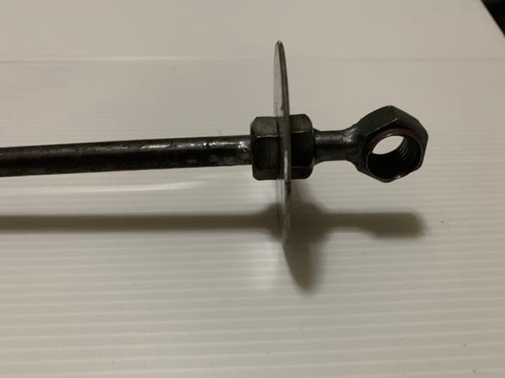 自作ガス切断用　定規（円）