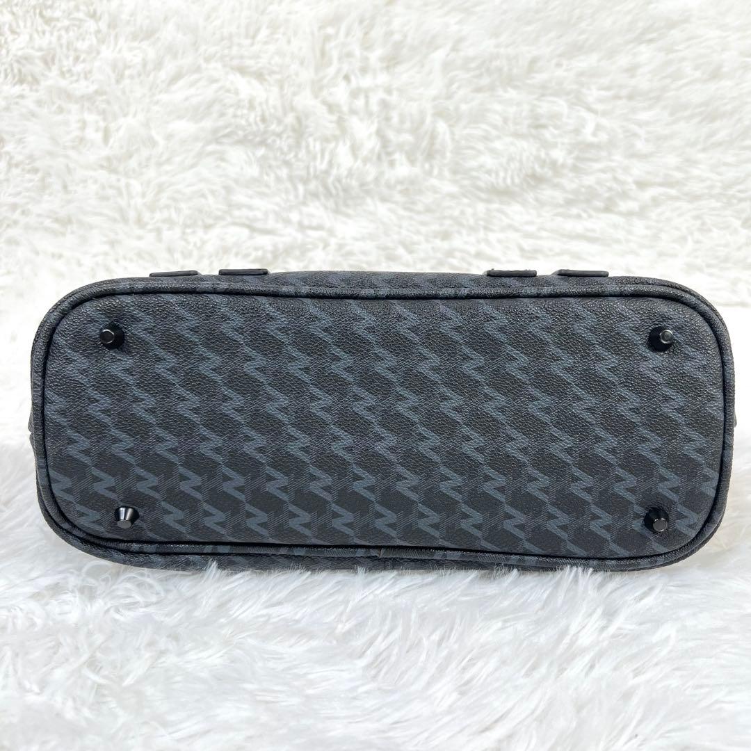 ゼロハリバートン カートバッグ トートバッグ モノグラム PVC 黒 現行