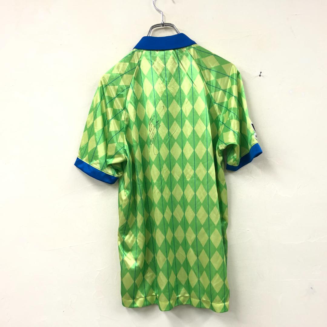 94~96年 最初期 ベルマーレ平塚 ゲームシャツ ユニフォーム サイン入り