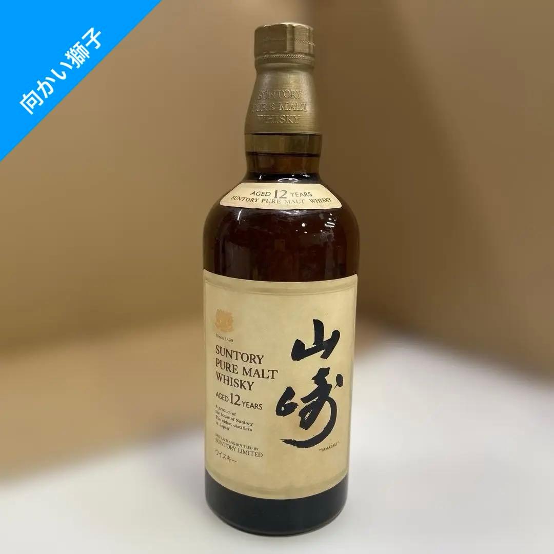 6331【未開栓】サントリー 山崎 12年 ウイスキー750mL 向獅子マーク