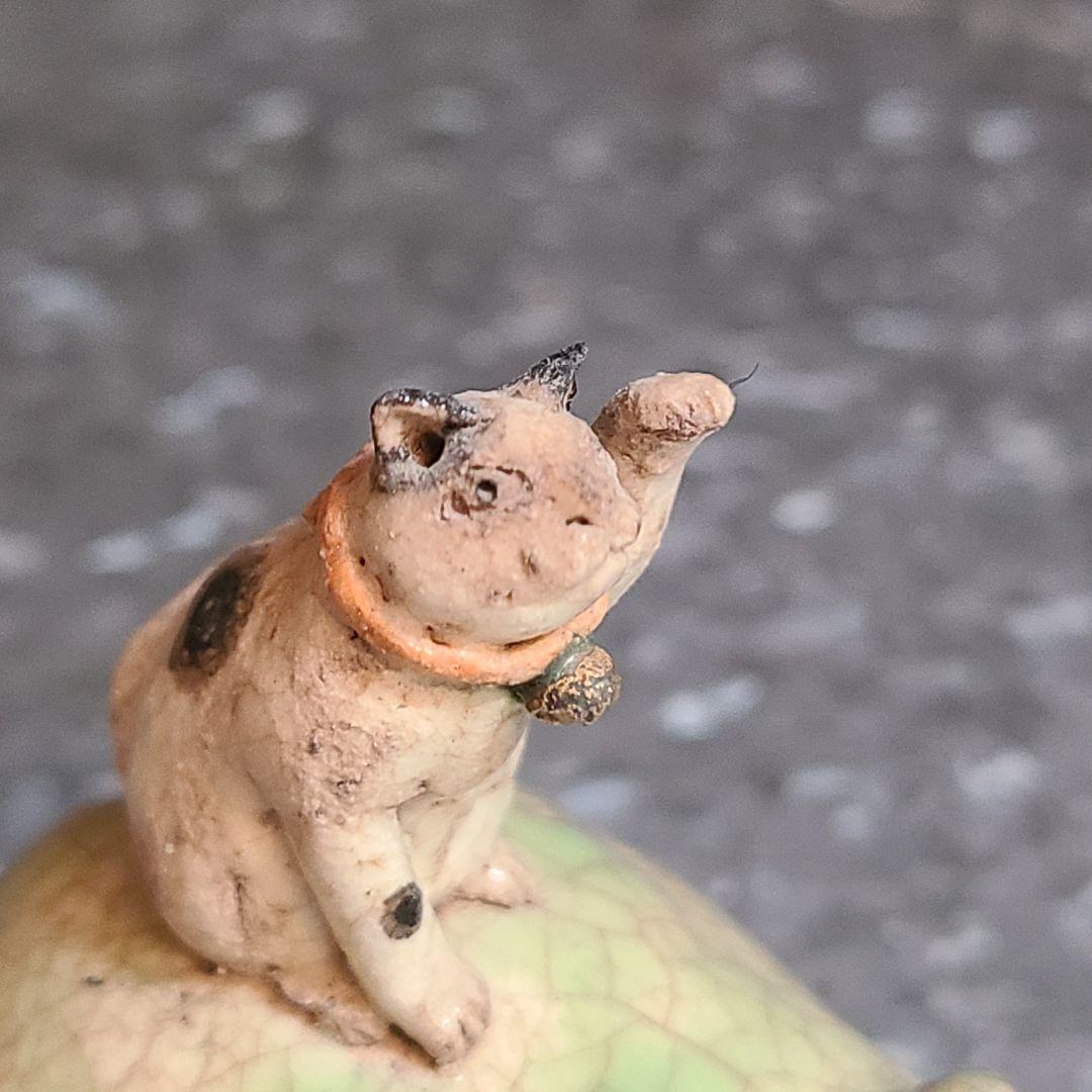 陶芸家 相場るい児　蛙　招き猫　水滴　現代アート