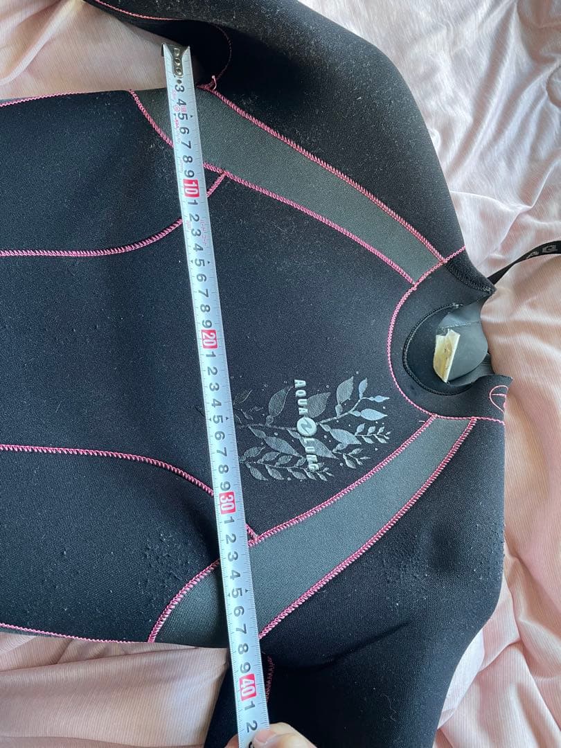 Aqua Lung フルスーツ ブラック・ピンク7mmスキューバダイビング冬必須