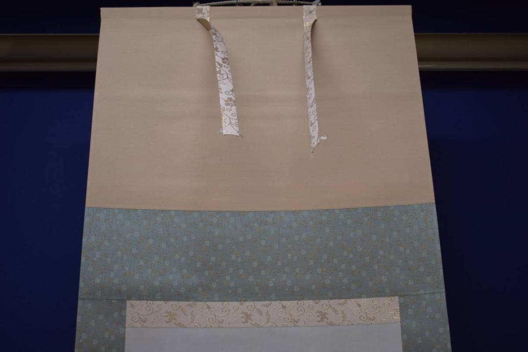 複製/川合玉堂/秋渓帰樵図/桐共箱付/工芸/布袋屋掛軸HJ-35