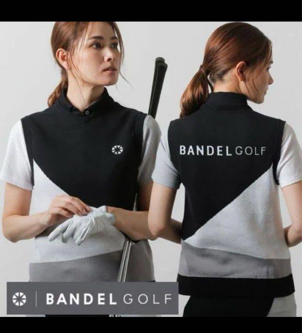 Bandel Golf woman'sVネックニットベスト