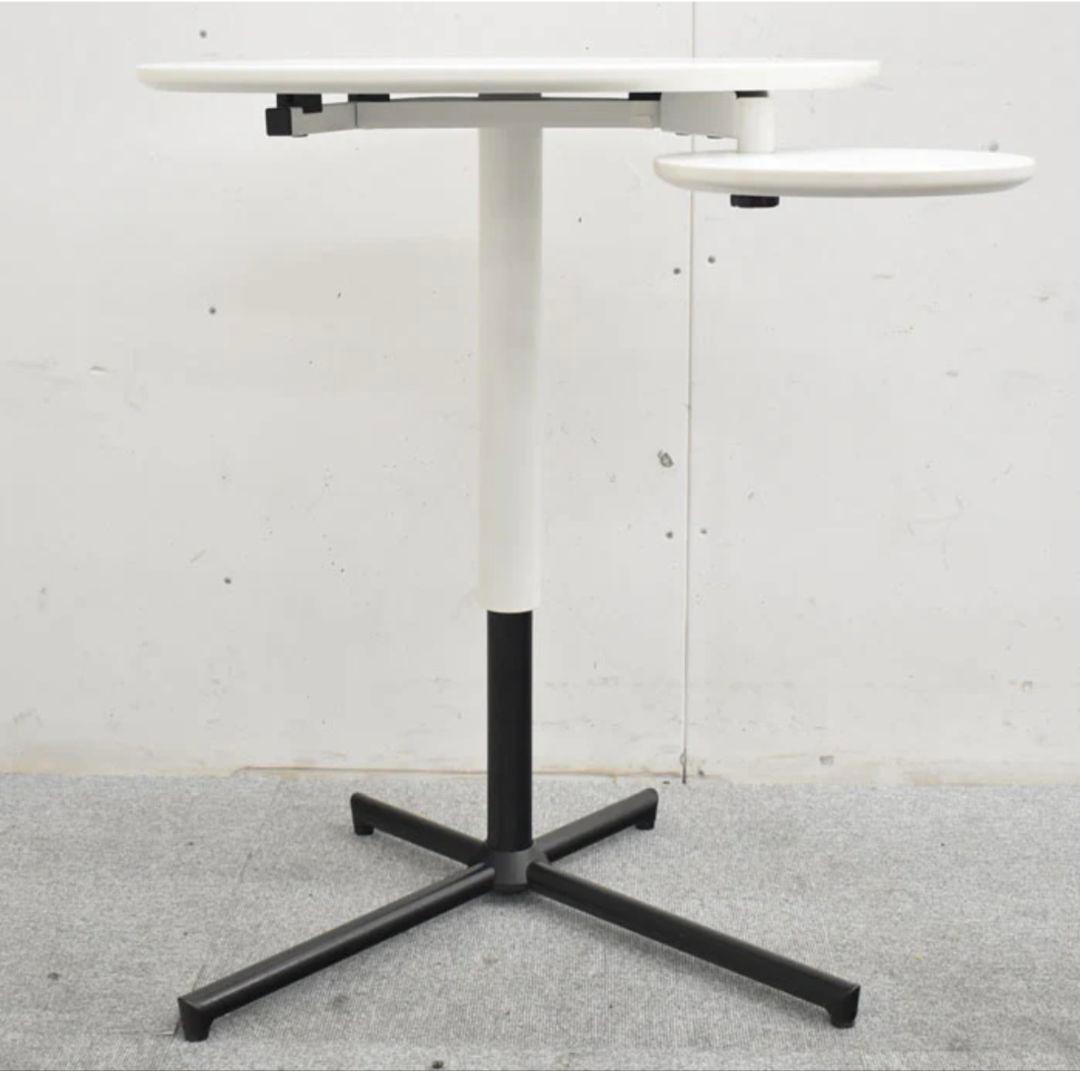 調節できるサイドテーブル (White)