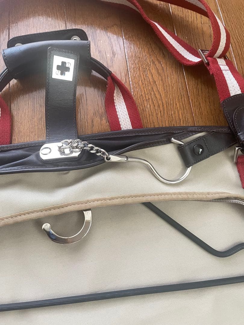 BALLY バリー　ガーメントバッグ　レザー　メンズ　ビジネス　錠無し