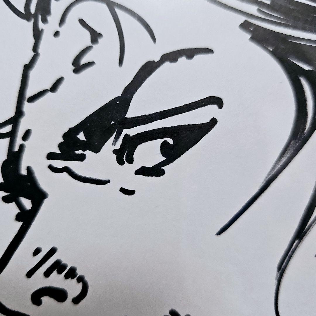 バガボンド 宮本武蔵 イラスト 直筆サイン色紙