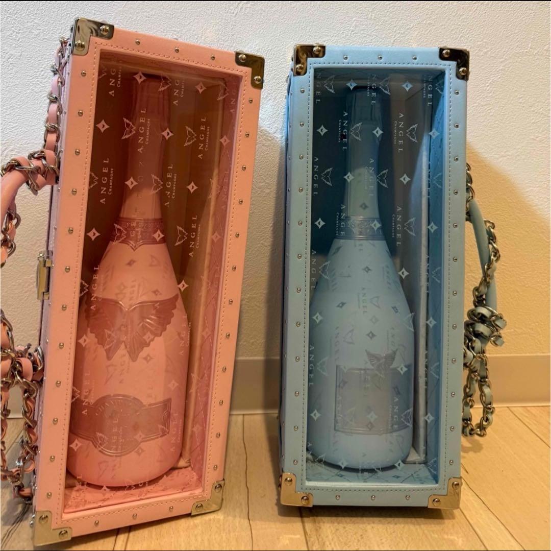 エンジェル ドゥミセック ロゼ ピンク ブルー　750ml 箱付き 正規品