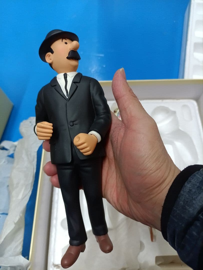 タンタン　デュポンとデュポン　レジン　空想の美術館コレクション　タンタンの冒険