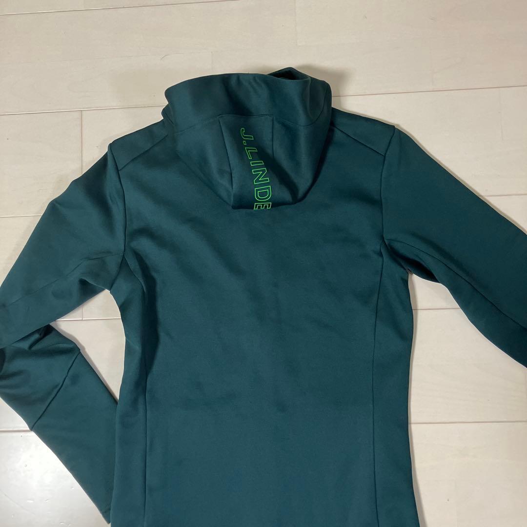 J.LINDEBERG リンドバーグ　メンズ　ジップアップパーカー　長袖グリーン