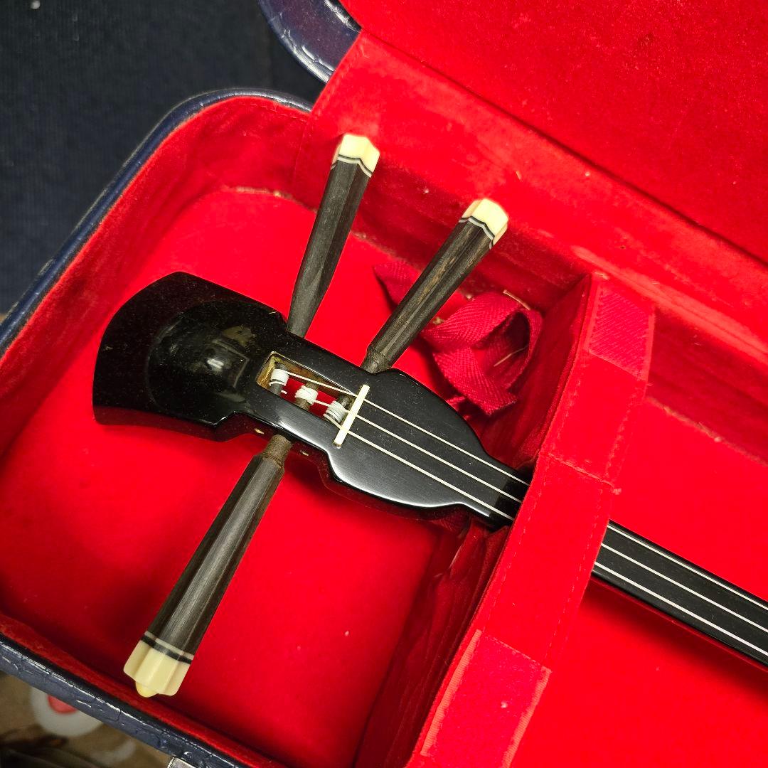 ビンテージ　三味線本体 蛇味線 ケース付き