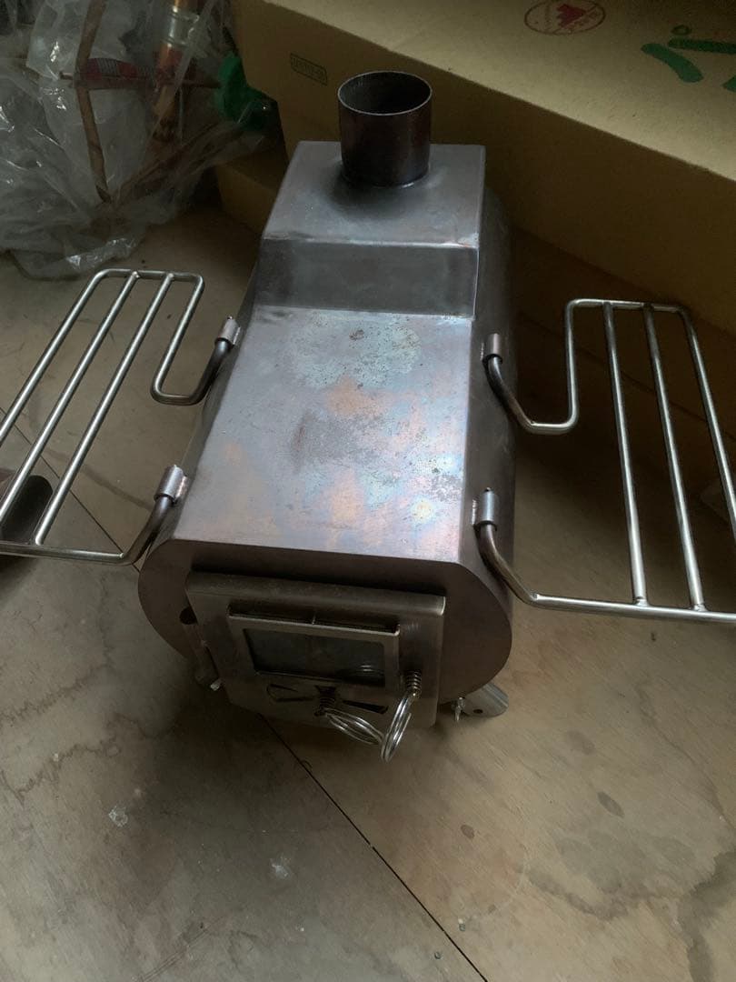 g stove フルセット自作煙突ガード　煙突ダンパーウォーターヒーター