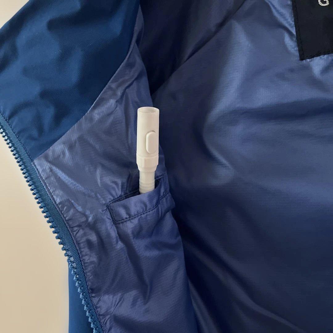 PEARLY GATES 青 ロゴ入り ベストサイズ5