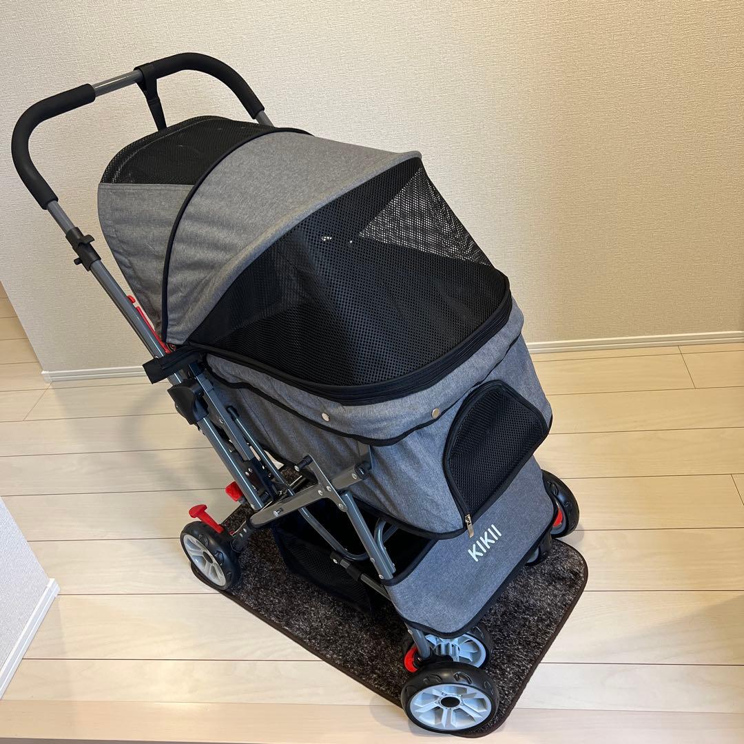 KIKII ペットカート 折りたたみ 組み立て簡単