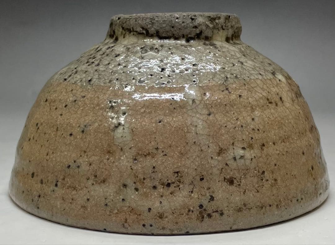 井戸茶碗　李朝時代　箱付(四方桟) 　s031