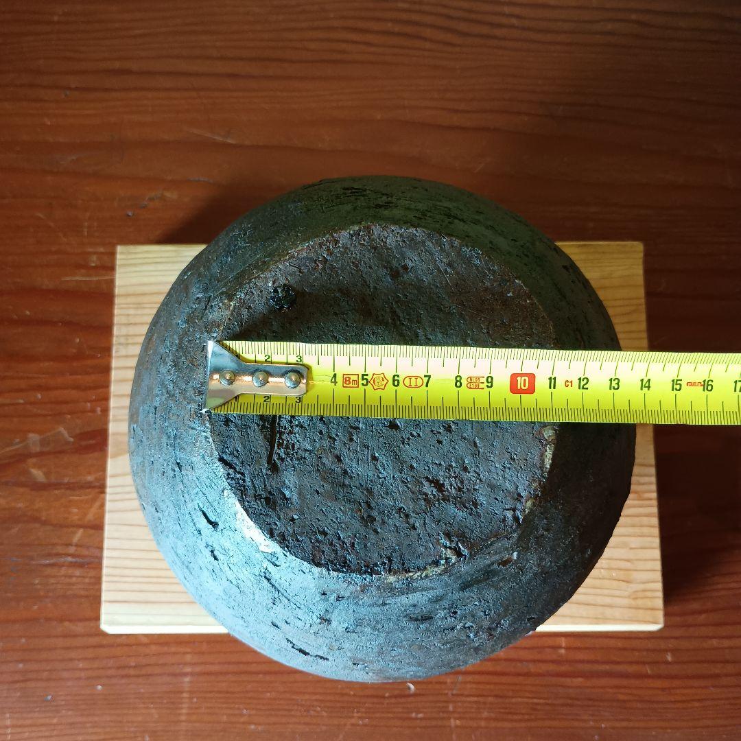 古備前　自然釉壺　窯印イ　桃山