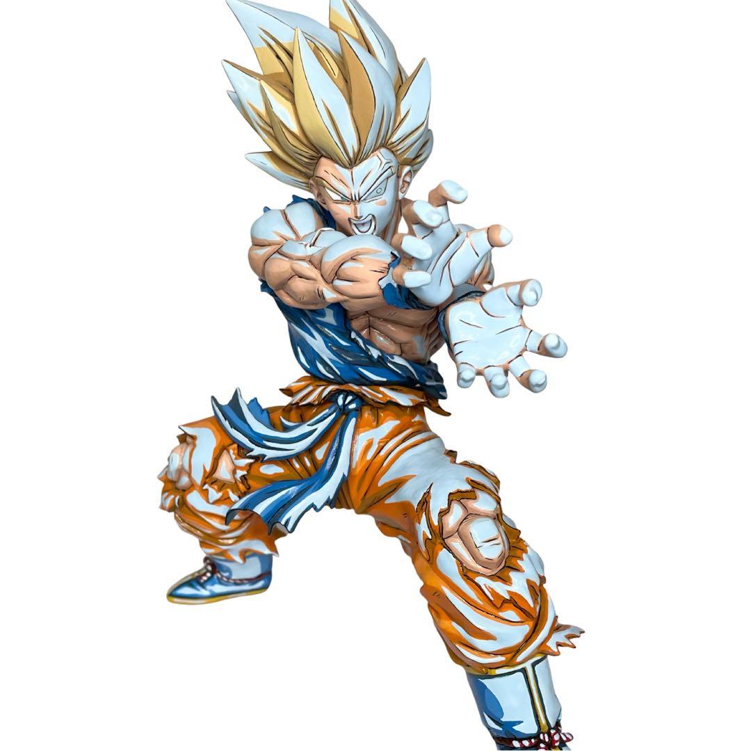 ドラゴンボール 孫悟空 フィギュア リペイント 2次元塗装