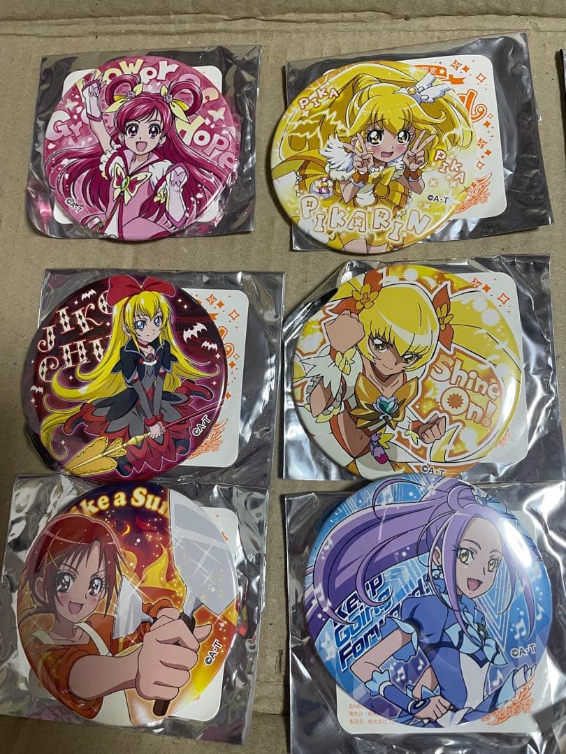 プリキュアトゥインクル缶バッジ3【まとめ売り】