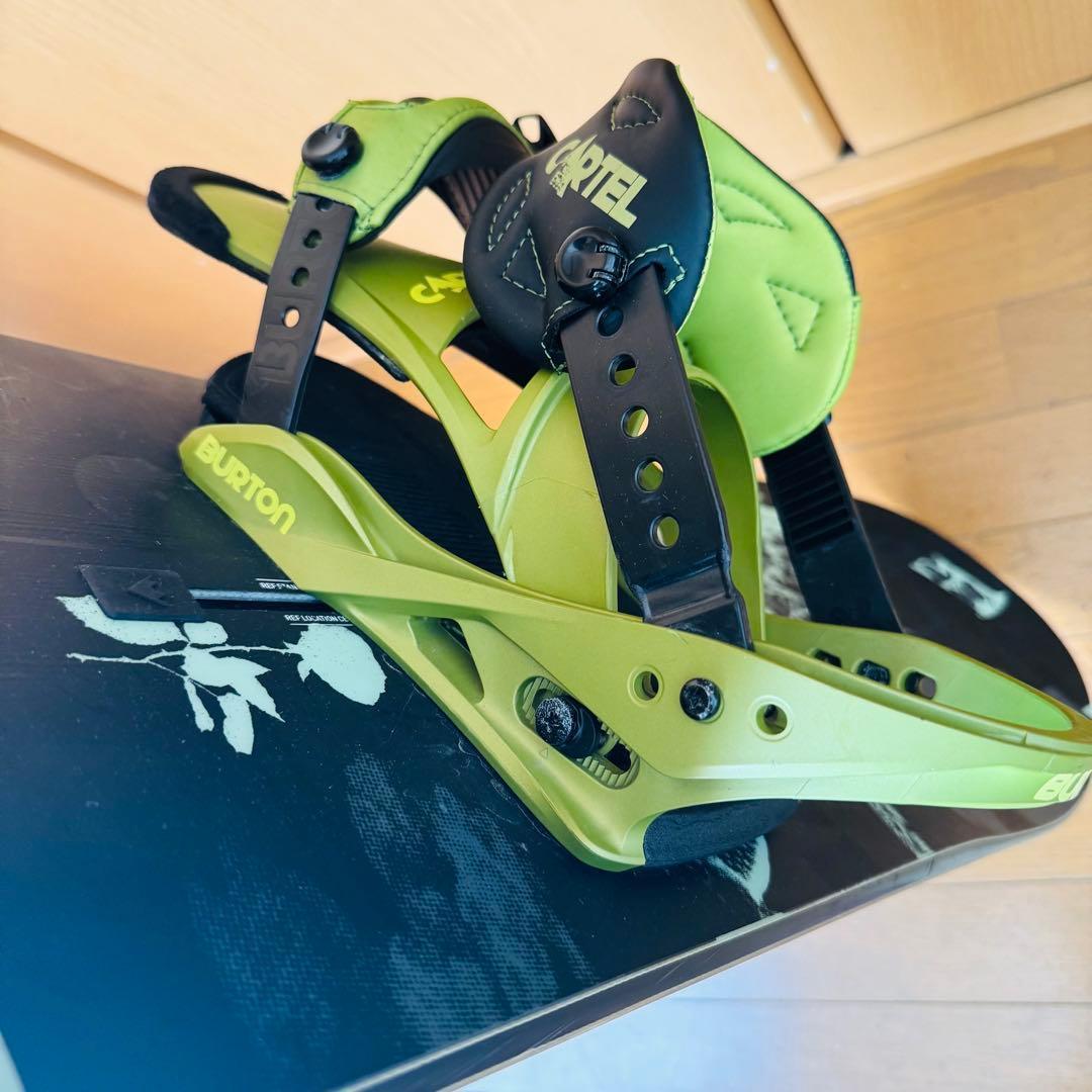 バートン　AMP154＆ CARTEL S　サイズ ボード　ビンディング　セット