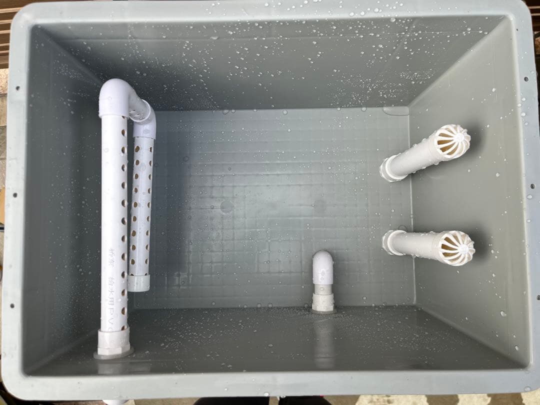 大型水槽用沈殿物理生物一体型　最強濾過槽　外部式濾過装置器　バイオフィルター付き