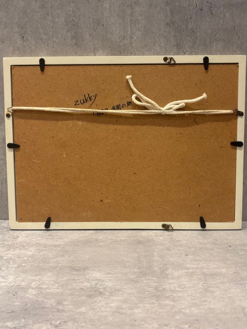 zukky 【1泊２日 天国の旅】 原画 初期作品 現代アート 直筆サイン入り