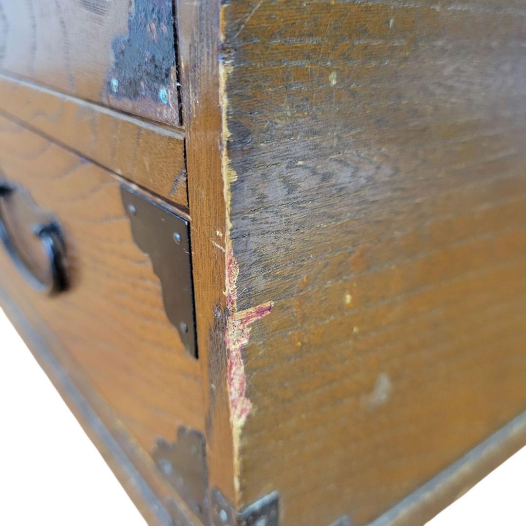 【極希少】レトロ アンティーク 火鉢 木製 天然木 関西火鉢 大和火鉢 角火鉢