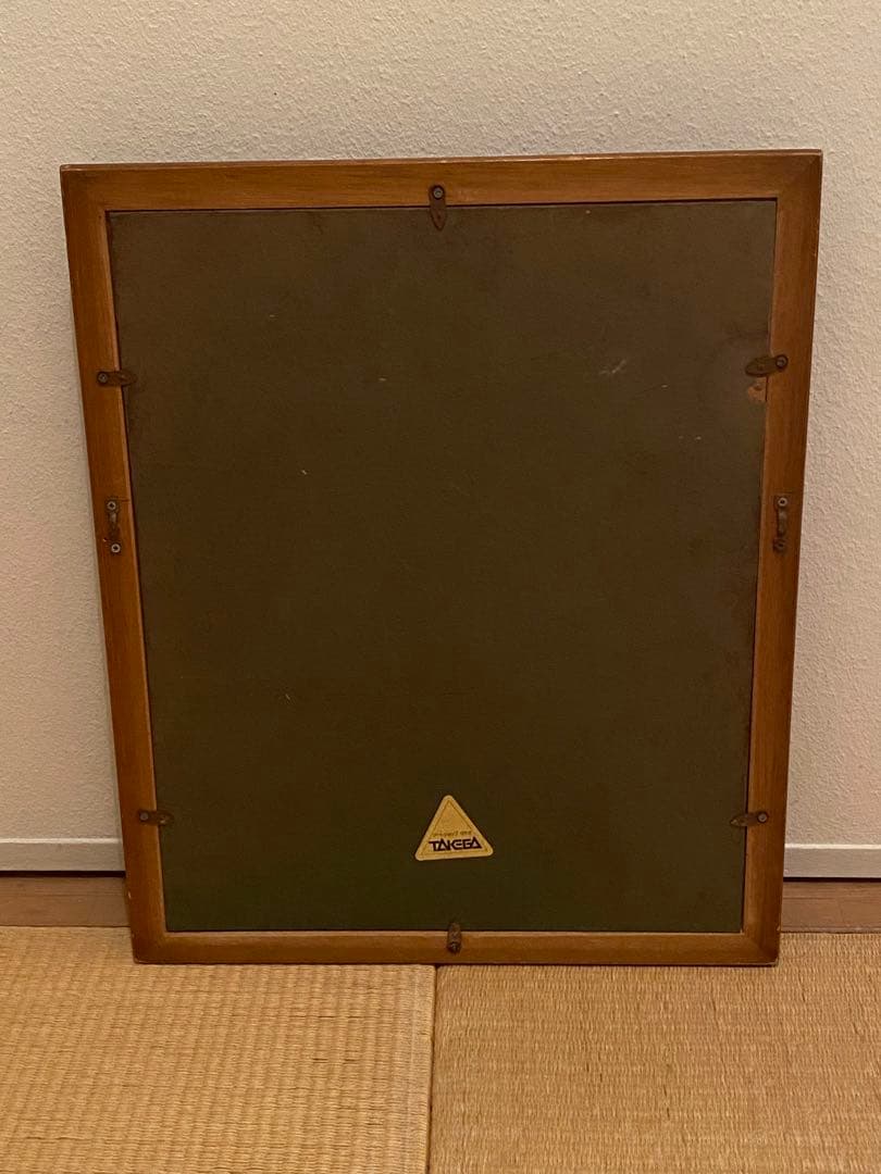 半澤国雄（ 半沢匡夫 ）画題「 薔薇 」油彩　額装