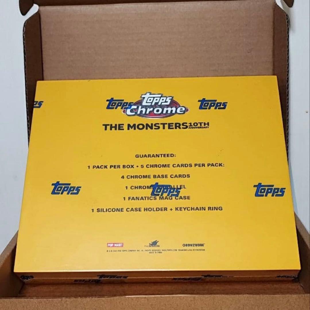 Topps Chrome 10周年記念ボックス ラブブpopmart 新品未開封