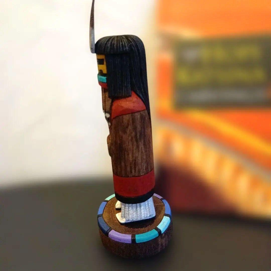 ホピ族カチナドール［幸せを祈り恵みをもたらす精霊］カチナ洋書付き！お値下げ中