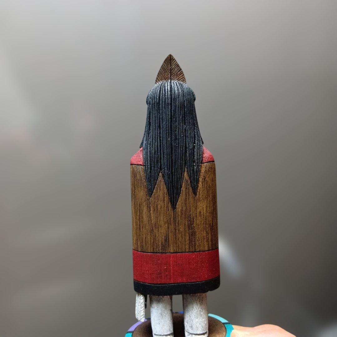 ホピ族カチナドール［幸せを祈り恵みをもたらす精霊］カチナ洋書付き！お値下げ中