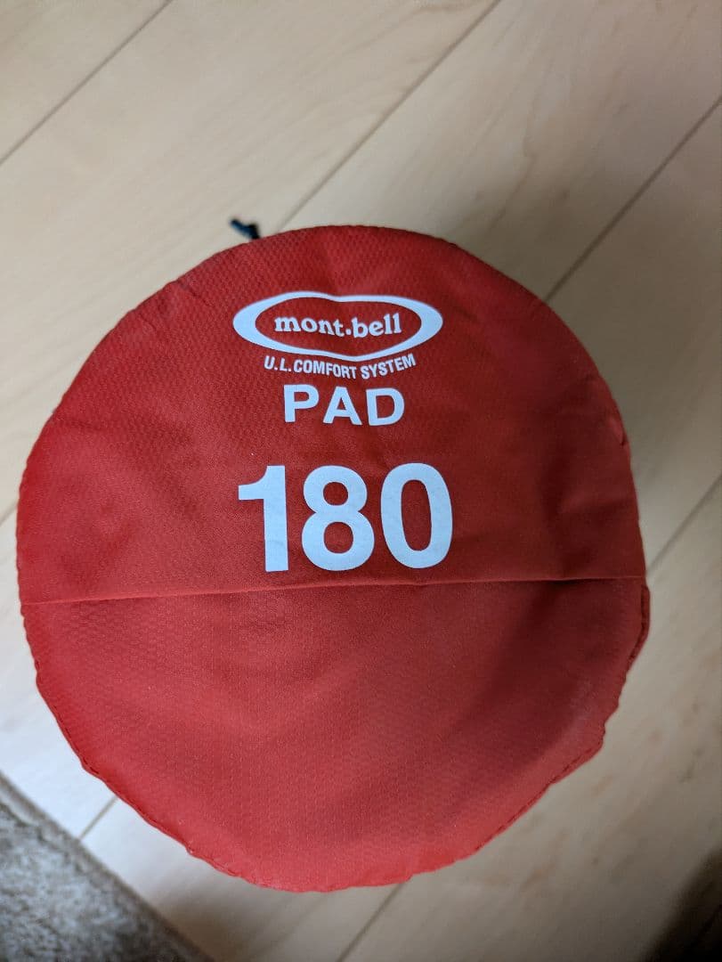 mont-bell PAD 180 レッド