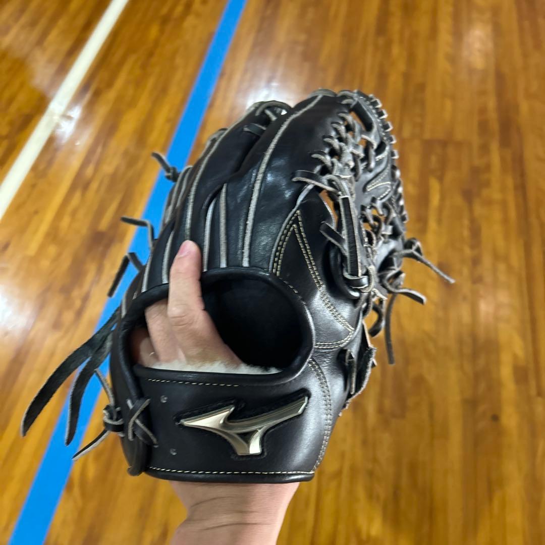 Mizuno グローバルエリート　外野手用 硬式野球グローブ 黒