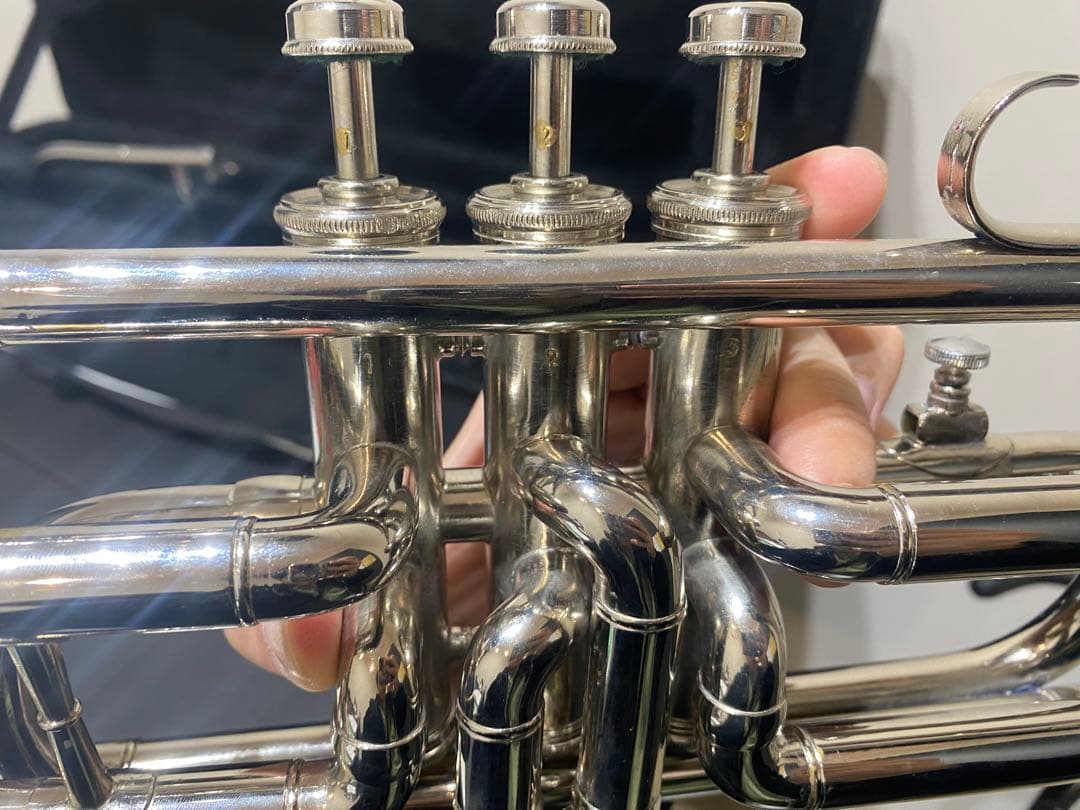 Nasir Ali バルブトロンボーン B♭ニッケルメッキ仕上げ