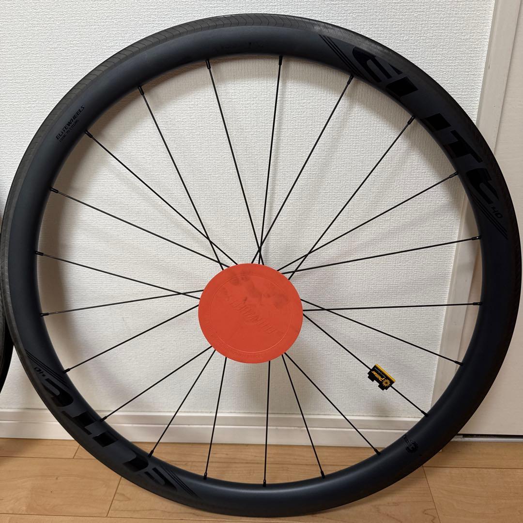 Elitewheels Edge 40 リムブレーキ　カーボンホイール