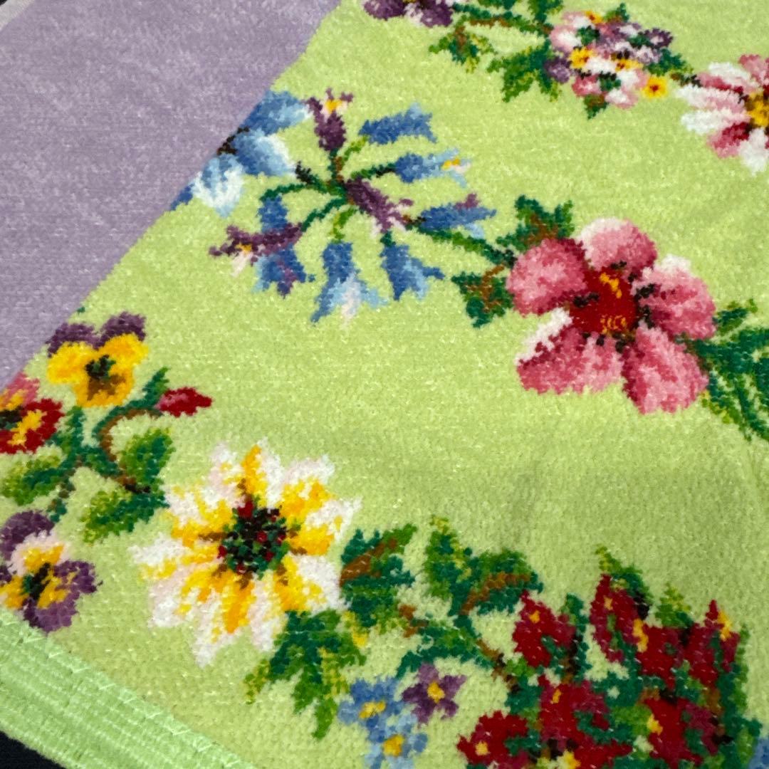 ◆224-51 フェイラー タオル ハンカチ 2枚まとめ 花柄