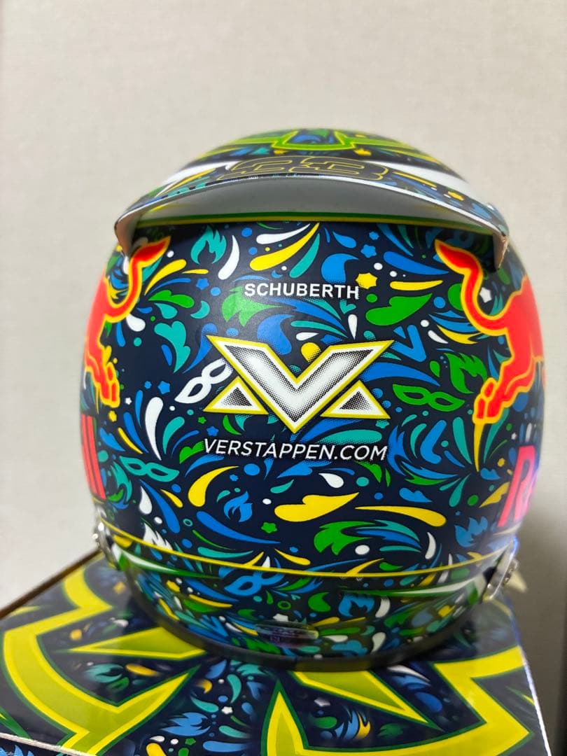 2021 レッドブル ホンダ F1 フェルスタッペン ブラジル1/2ヘルメット